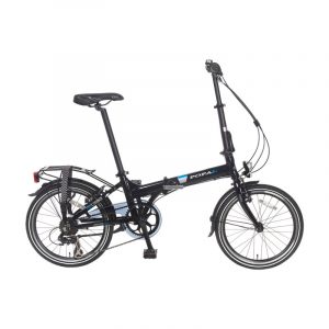 Bicicleta plegable Popal Reload color negro