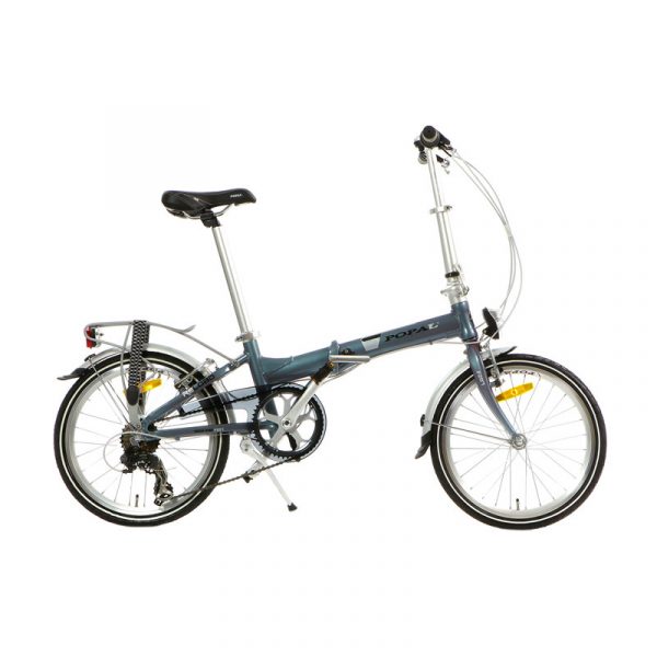 Bicicleta plegable Popal Reload color gris