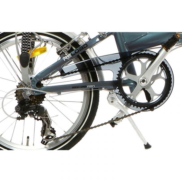 Bicicleta plegable Popal Reload color gris