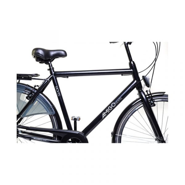 Bicicleta para hombre AMIGO STYLE 28´´ 50cm. Negro mate
