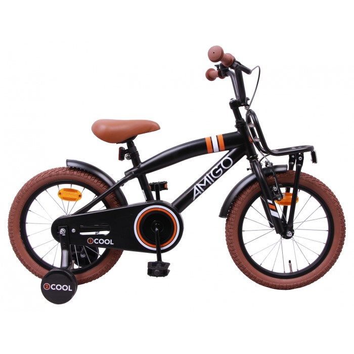 Bicicleta holandesa para niños 2Cool 16 pulgadas color negro