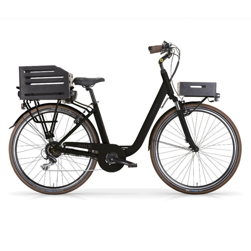 inestable impactante resistirse Bicicleta eléctrica urbana MBM PULSE 49 cm negro | Urban Bikes