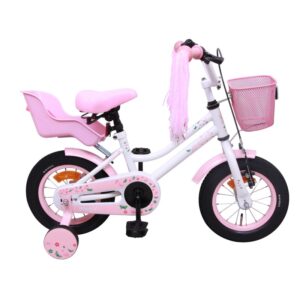 Bicicleta holandesa para niña con cesto y asiento extra