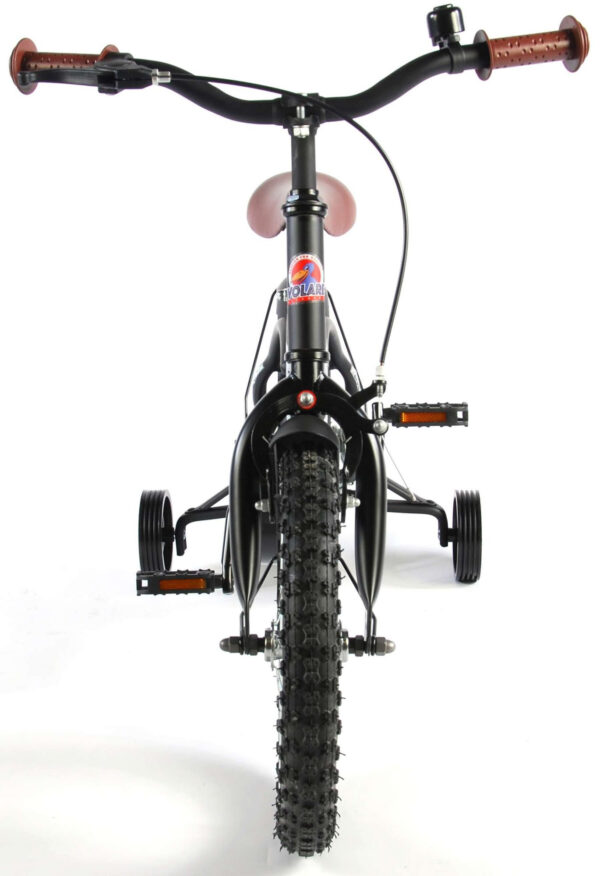 Volare Black Cruiser de 14 pulgadas y 25 cm para niños, freno de contrapedal, color negro mate - Imagen 6
