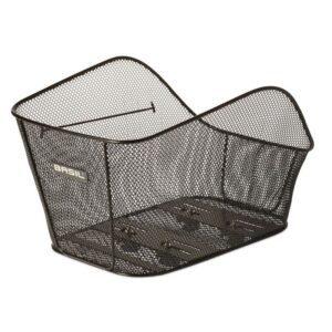 CESTA TRASERA BASIL ICON L NEGRO 30L